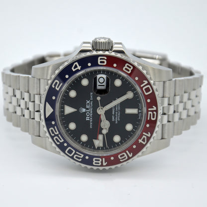 New Rolex GMT-Master II 40mm PEPSI Red Blue Jubilee 126710BLRO Box & Papers 2024