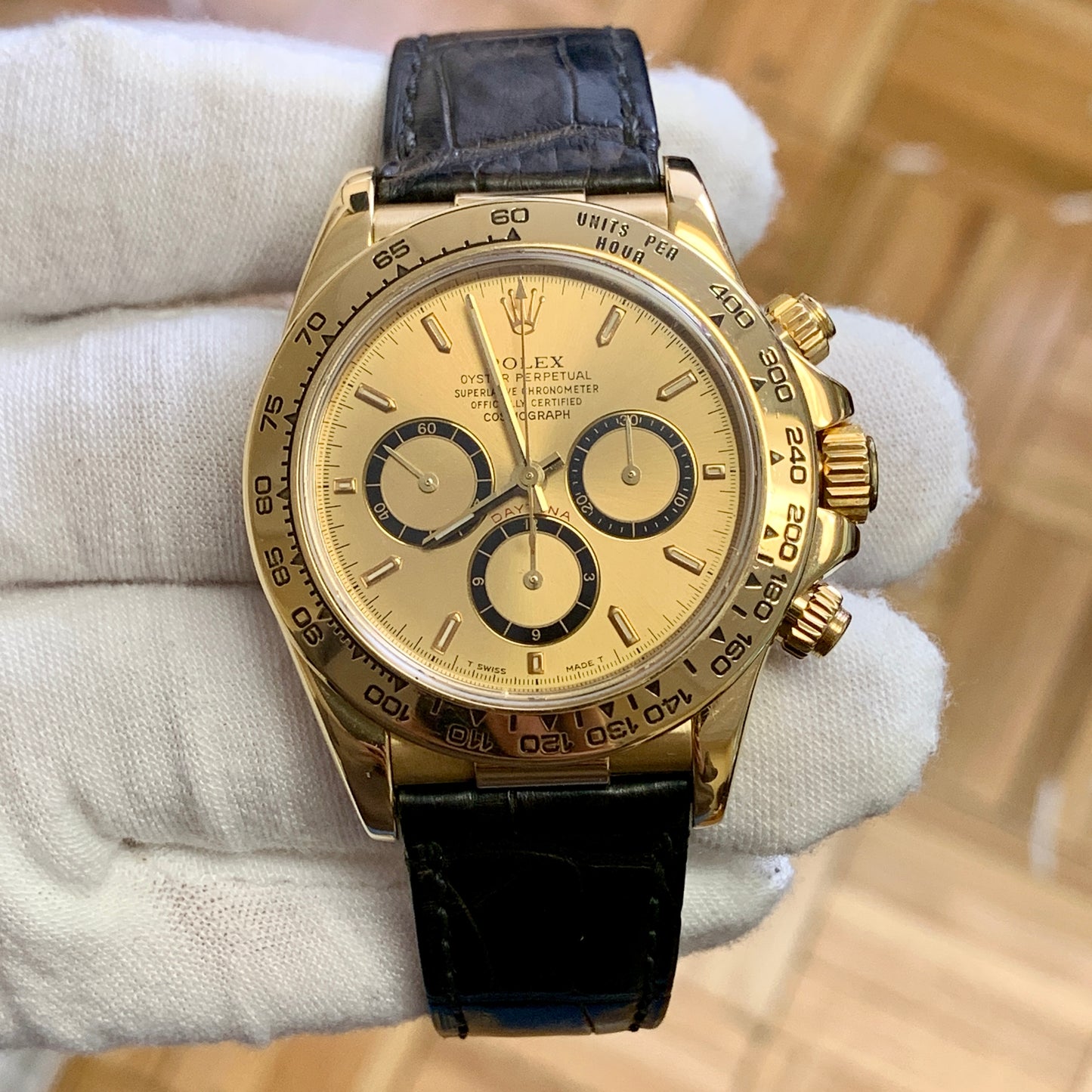 Rolex Daytona ZENITH with AFTERMARKET diamond dial
