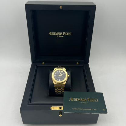 Audemars Piguet Royal Oak 15450BA Blue Dial 18K Yellow Gold