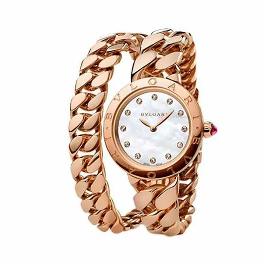 Bulgari Catene Rose Gold 102052 Women's Luxury 18k Catene Dial