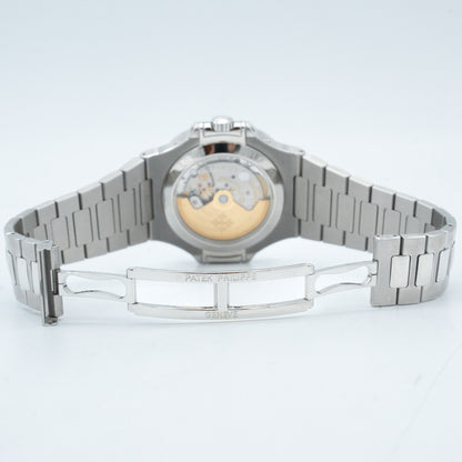 Patek Philippe 5726/1A Nautilus Annual Calendar Moonphase with Black Dial