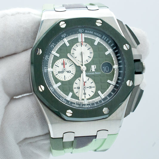 AUDEMARS PIGUET Royal Oak Offshore Green Camo Ceramic 26400SO.OO.A055CA.01