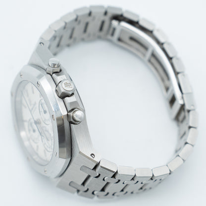 Audemars Piguet Royal Oak Chronograph White Dial Steel 25860ST