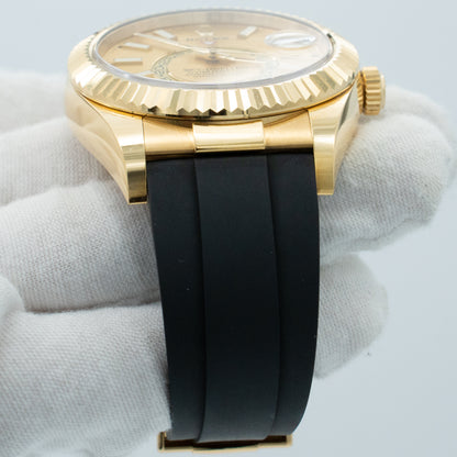 Rolex Sky-Dweller 42mm 326238 Yellow Gold Oyster Flex Champagne Dial 2023
