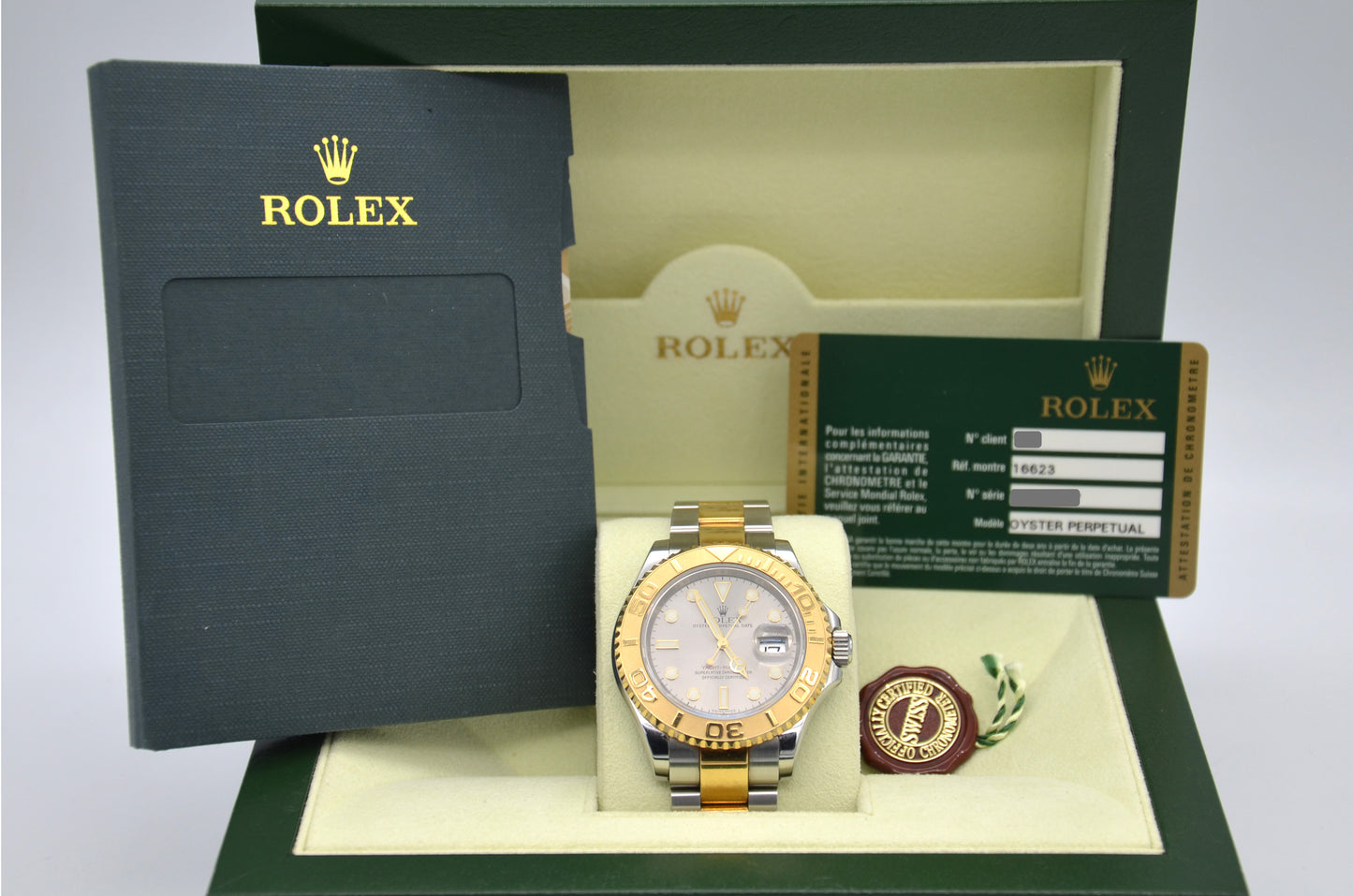 Rolex Yacht Master 40mm 16623 Tahitian MOP Steel/Gold 2009