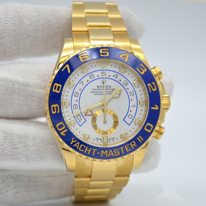 Rolex 18K Yellow Gold 44mm Yacht-Master II 116688