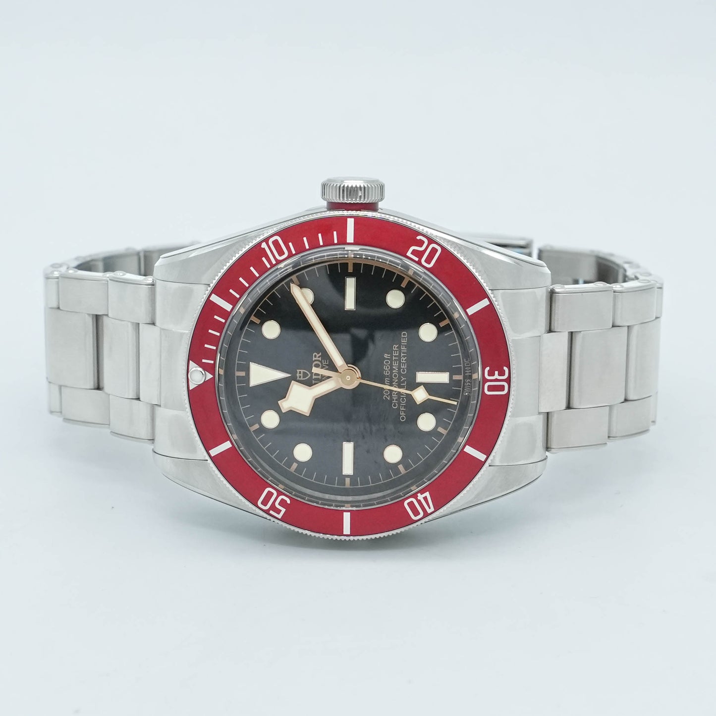 Tudor Black Bay Red Stainless Steel Black Dial 41mm 79230R