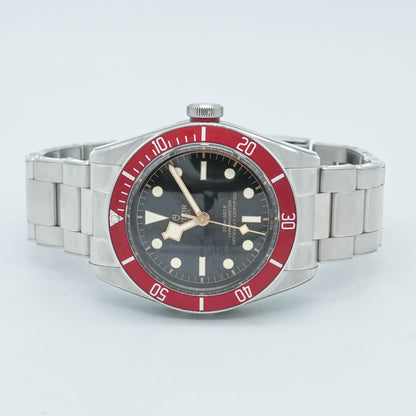 Tudor Black Bay Red Stainless Steel Black Dial 41mm 79230R