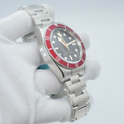Tudor Black Bay Red Stainless Steel Black Dial 41mm 79230R